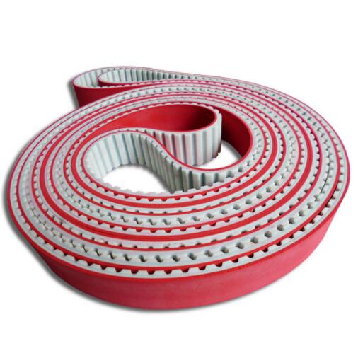 Red Rubber Coated Pu Timing Belt Buy Pu Timing Belt Timing Belt Pu